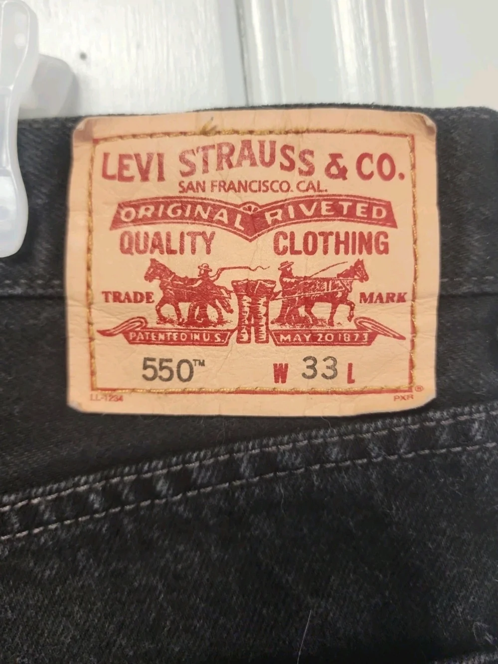 Levi's 550 Vintage 90s Black Men's Denim Shorts